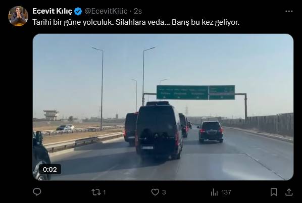 PKK'nın silah bırakma törenine katılan ekran yüzleri ve gazeteciler neler paylaştı? İşte o paylaşımlar 13